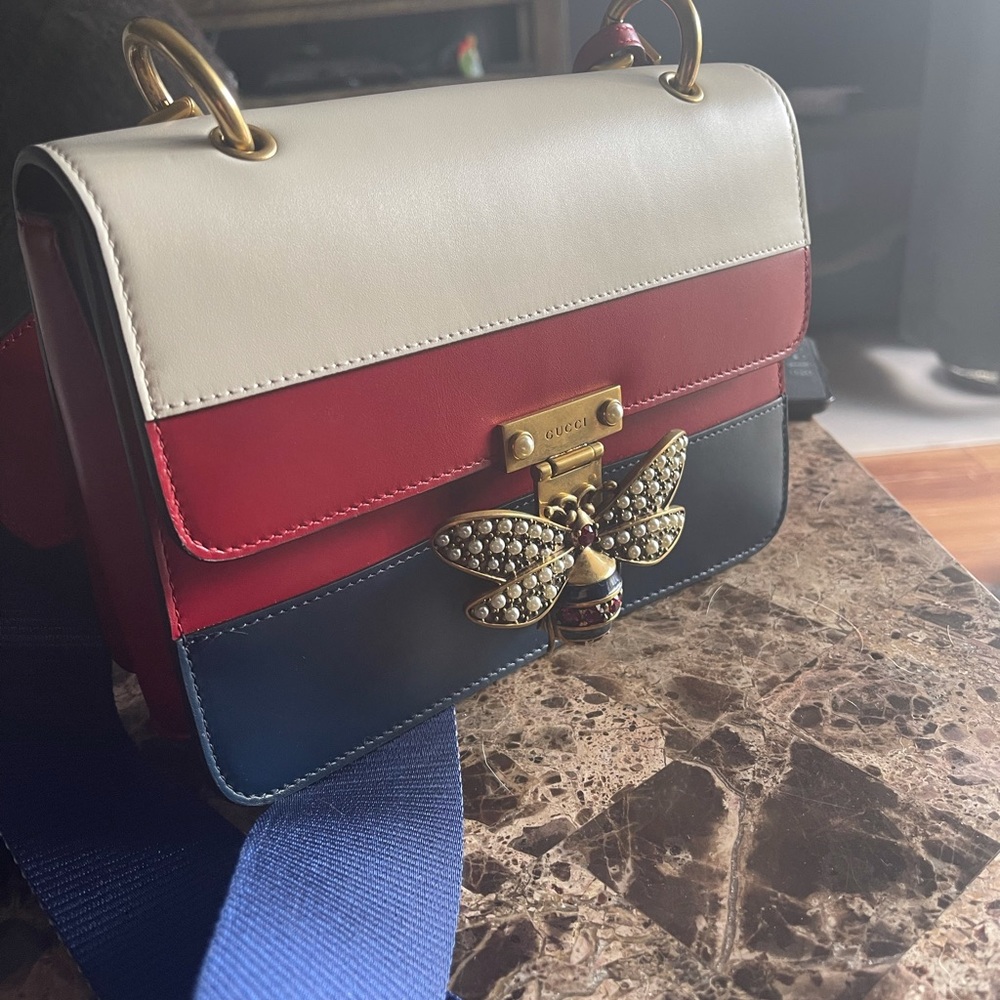 Gucci Queen Margaret Sylvie Calfskin Web